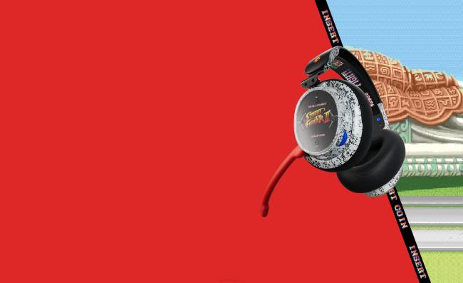 skullcandy x street fighter plyr többplatformos vezeték nélküli játék headsetSkullcandy VB8869 utcai harcos