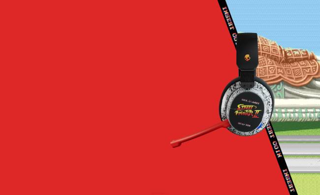 skullcandy x street fighter plyr többplatformos vezeték nélküli játék headsetSkullcandy VB8869 utcai harcos