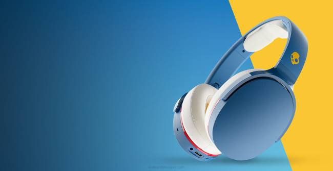 vezeték nélküli egyszerűség a kiváló hangzású hesh evo vezeték nélküli fejhallgatóvalSkullcandy VB8865 kék