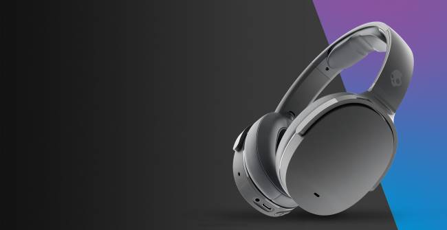 vezeték nélküli egyszerűség zajszűrővel hesh anc zajszűrő vezeték nélküli fejhallgatóSkullcandy VB8862 hideg szürke