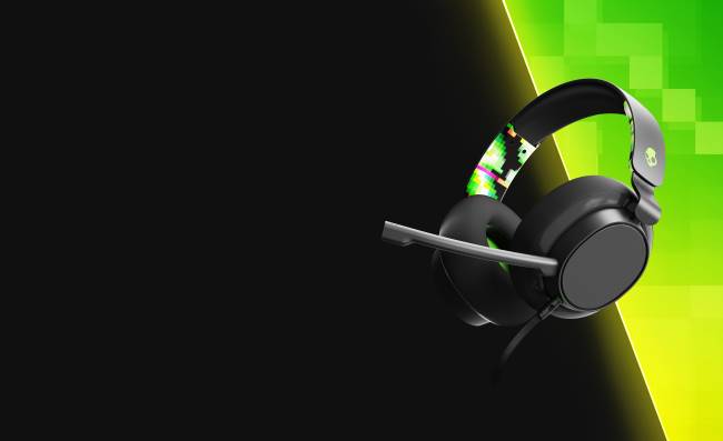 Gaming essential prémium hangzású slyr többplatformos vezetékes játék headsetSkullcandy VB8855 zöld digihype