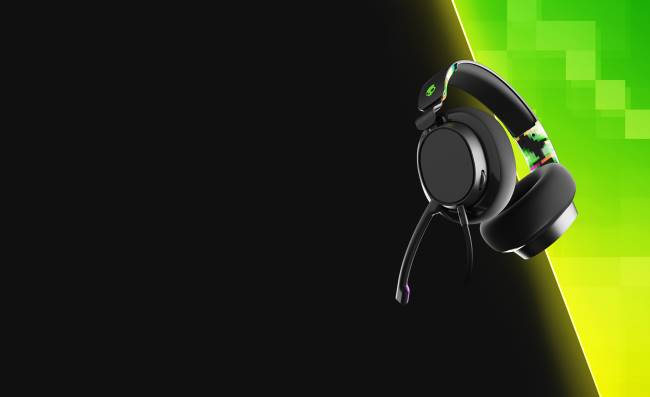 Gaming essential prémium hangzású slyr többplatformos vezetékes játék headsetSkullcandy VB8855 zöld digihype