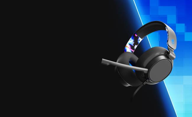 Gaming essential prémium hangzású slyr többplatformos vezetékes játék headsetSkullcandy VB8856 kék digihype