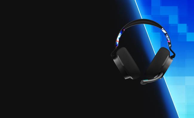 Gaming essential prémium hangzású slyr többplatformos vezetékes játék headsetSkullcandy VB8856 kék digihype