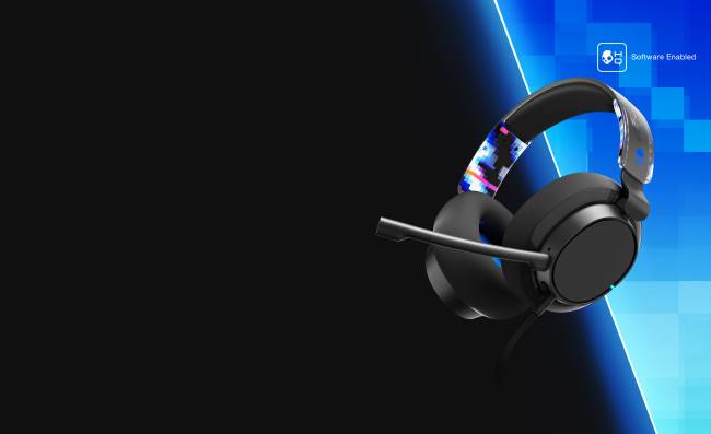 fejlett játékhoz hangolva slyr pro többplatformos vezetékes játék headsetSkullcandy VB8853 kék digihype