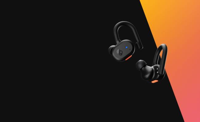 Bővíthető, biztonságosan illeszkedő, push-aktív, valódi vezeték nélküli fülhallgatókSkullcandy VB8815 fekete/narancs