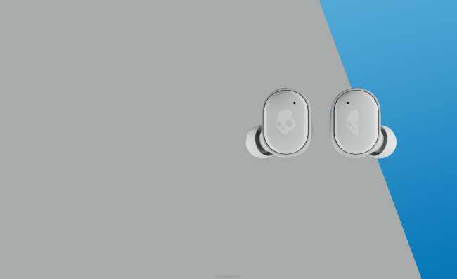 Bővíthető tech prémium hangzás igazi vezeték nélküli fülhallgatókSkullcandy VB8810 világos szürke/kék