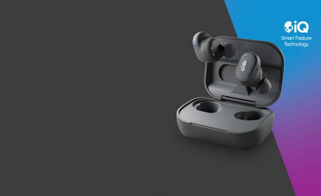 Bővíthető tech prémium hangzás igazi vezeték nélküli fülhallgatókSkullcandy VB8811 hideg szürke