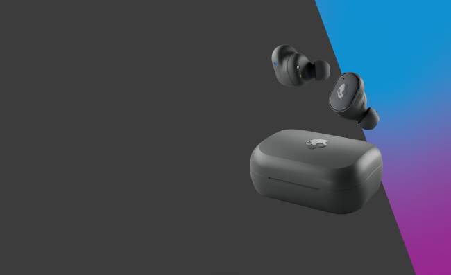 Bővíthető tech prémium hangzás igazi vezeték nélküli fülhallgatókSkullcandy VB8811 hideg szürke