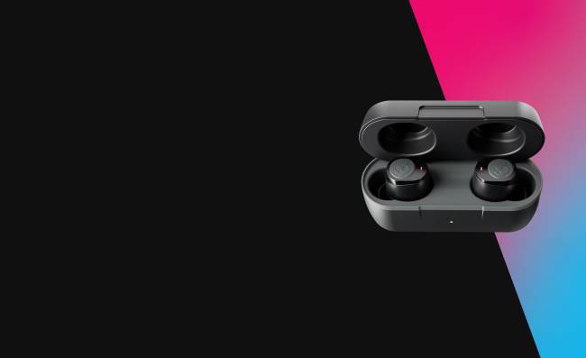 Teljesen vezeték nélküli alapvető, valódi 2 vezeték nélküli fülhallgatóSkullcandy VB8824 igaz fekete