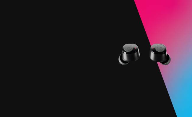 Teljesen vezeték nélküli alapvető, valódi 2 vezeték nélküli fülhallgatóSkullcandy VB8824 igaz fekete