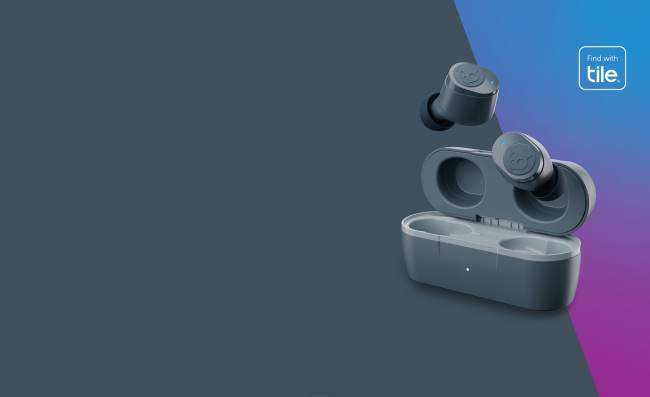 Teljesen vezeték nélküli alapvető, valódi 2 vezeték nélküli fülhallgatóSkullcandy VB8825 hideg szürke