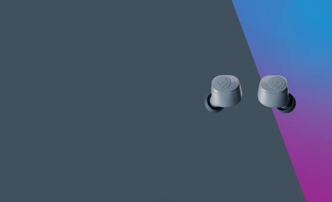 Teljesen vezeték nélküli alapvető, valódi 2 vezeték nélküli fülhallgatóSkullcandy VB8825 hideg szürke