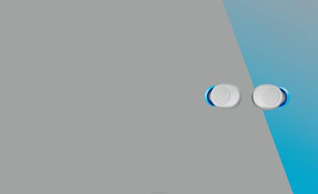 Teljesen vezeték nélküli alapvető, valódi 2 vezeték nélküli fülhallgatóSkullcandy VB8826 világos szürke/kék