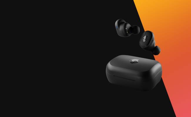 bővíthető technológiai vezeték nélküli töltés, amely valódi vezeték nélküli fülhallgatókat biztosítSkullcandy VB887 fekete/narancs