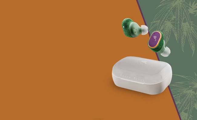 korlátozott számú kiváló minőségű fülhallgató valódi vezeték nélküli fülhallgatót csiszolSkullcandy VB888 köd