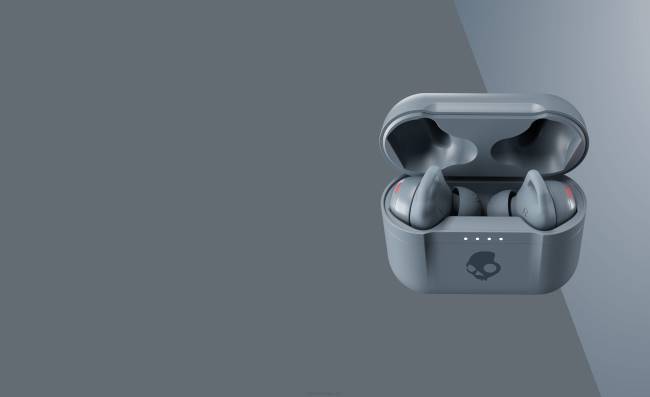 nincs vezeték nincs zaj indy és zajszűrés valódi vezeték nélküliSkullcandy VB884 hideg szürke