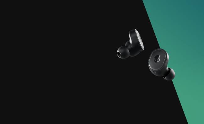 tökéletesen egyszerű zajszűrő sesh és valódi vezeték nélküli fülhallgatókSkullcandy VB886 fekete