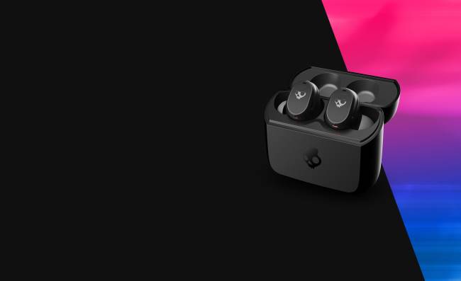 zsebméretű és testreszabott mod true vezeték nélküli fülhallgatókSkullcandy VB8819 igaz fekete