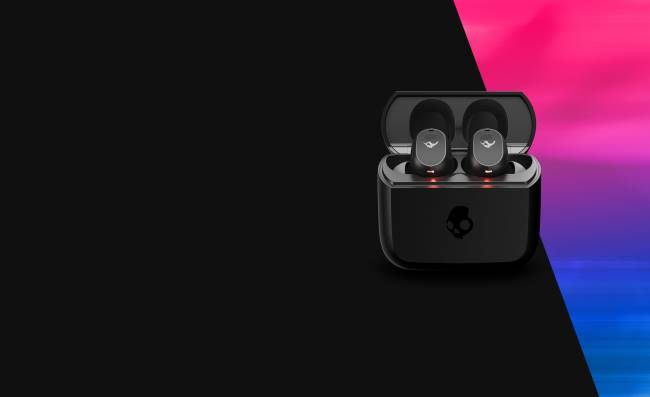 zsebméretű és testreszabott mod true vezeték nélküli fülhallgatókSkullcandy VB8819 igaz fekete