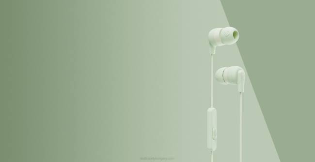 az eredeti alapvető ink'd+fülhallgató mikrofonnalSkullcandy VB8834 friss menta