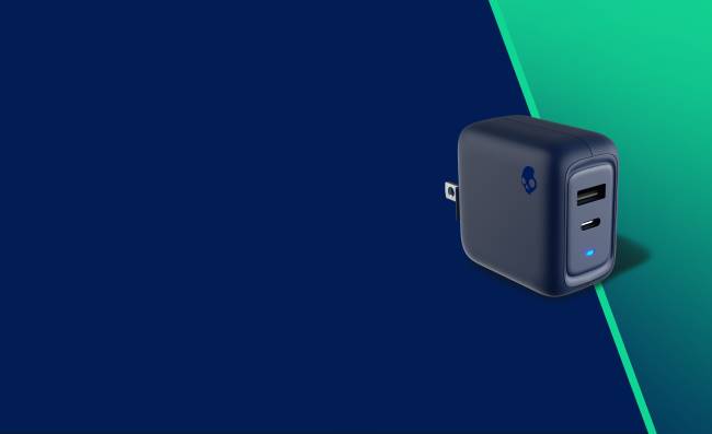 Szerezze be a tápellátást gyorsabb javítás gyors g max usb-a és usb-c adapterSkullcandy VB8836 sötétkék/zöld