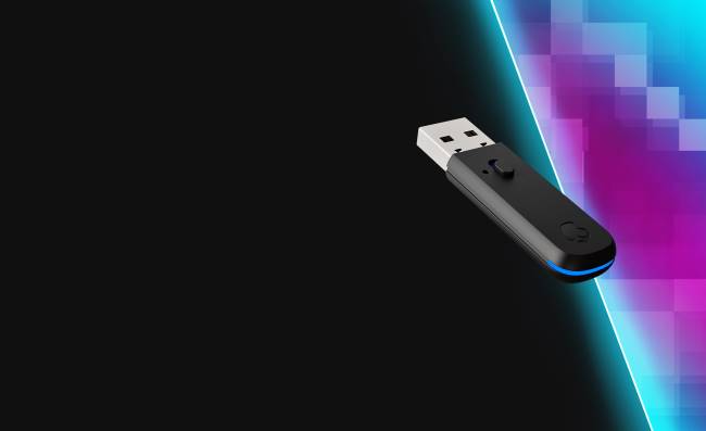 amikor az ezredmásodperc számít ultraalacsony késleltetésű vezeték nélküli adó plyr-hezSkullcandy VB8849 igaz fekete