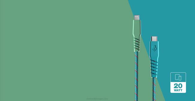 az út a tápvezetékhez + fonott töltőkábelSkullcandy VB8846