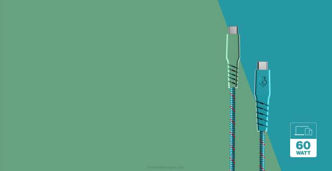 az út a tápvezetékhez + fonott töltőkábelSkullcandy VB8847