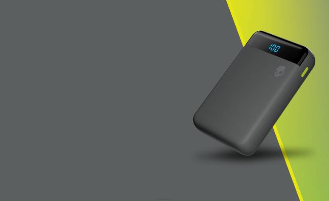 zsír gyors és rugalmas fat stash 2 10000 mah hordozható akkumulátorSkullcandy VB8838 hideg szürke/sárga